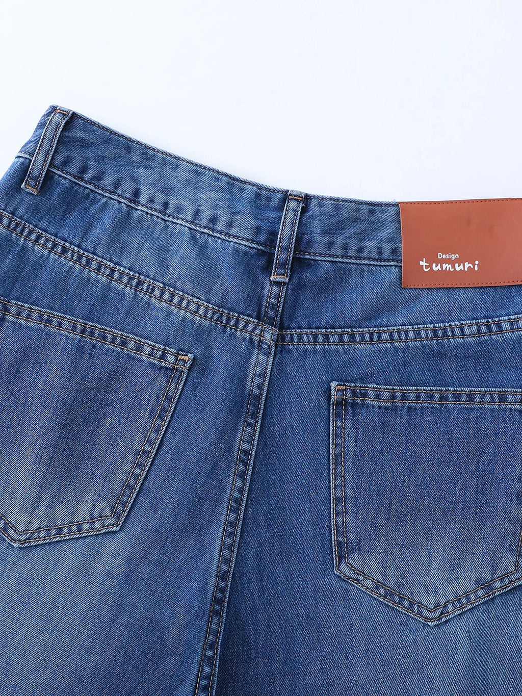Hong Kong Style Retro Denim Scimitar Pants Women's 2026 Summer Small Skinny High Waist Eight-point Pants Versatile Wide Leg Pants