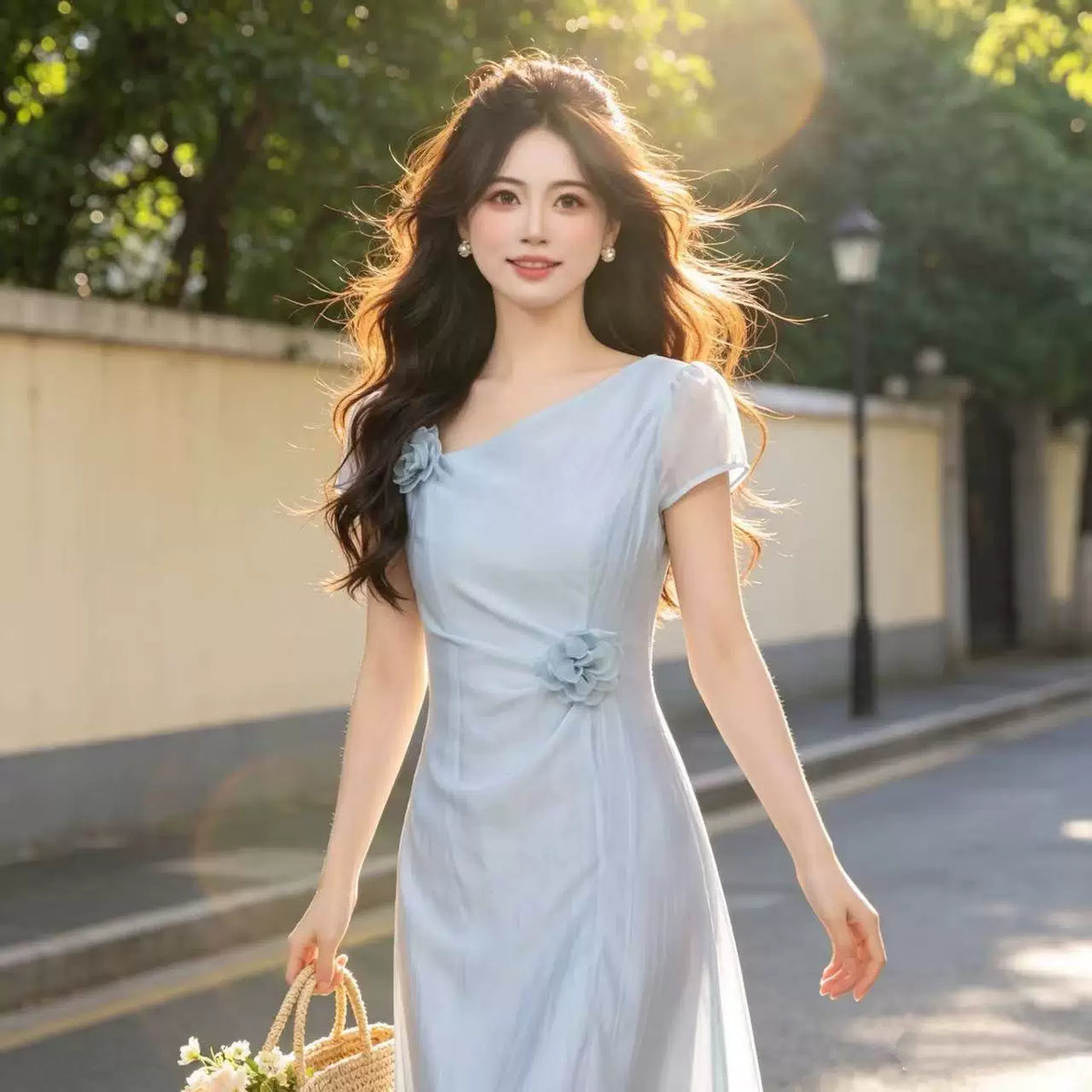CS Ruiru Custom [Midsummer Lily of the Valley] [Lined] Petite Elegant Slimming Dress D7201