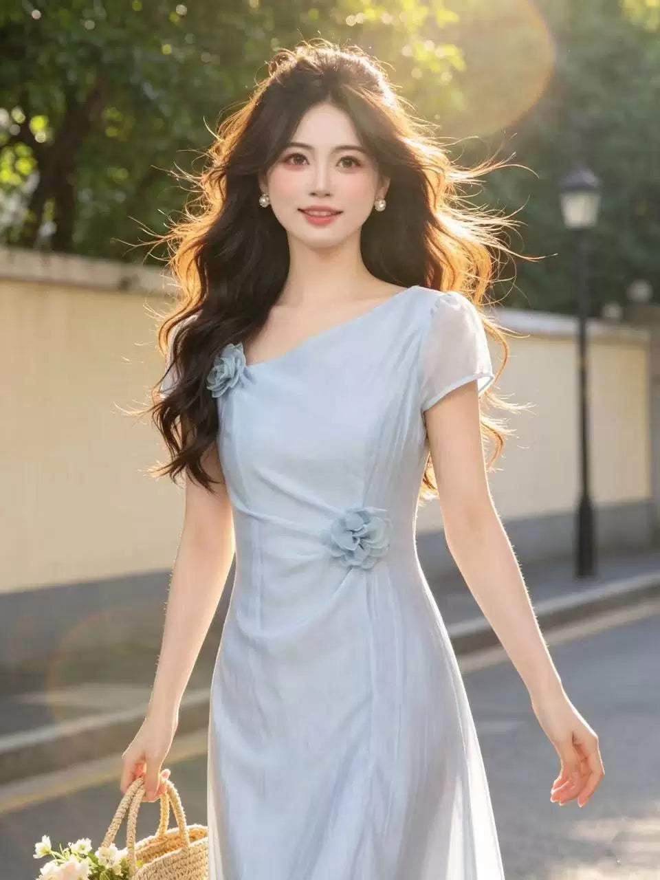 CS Ruiru Custom [Midsummer Lily of the Valley] [Lined] Petite Elegant Slimming Dress D7201