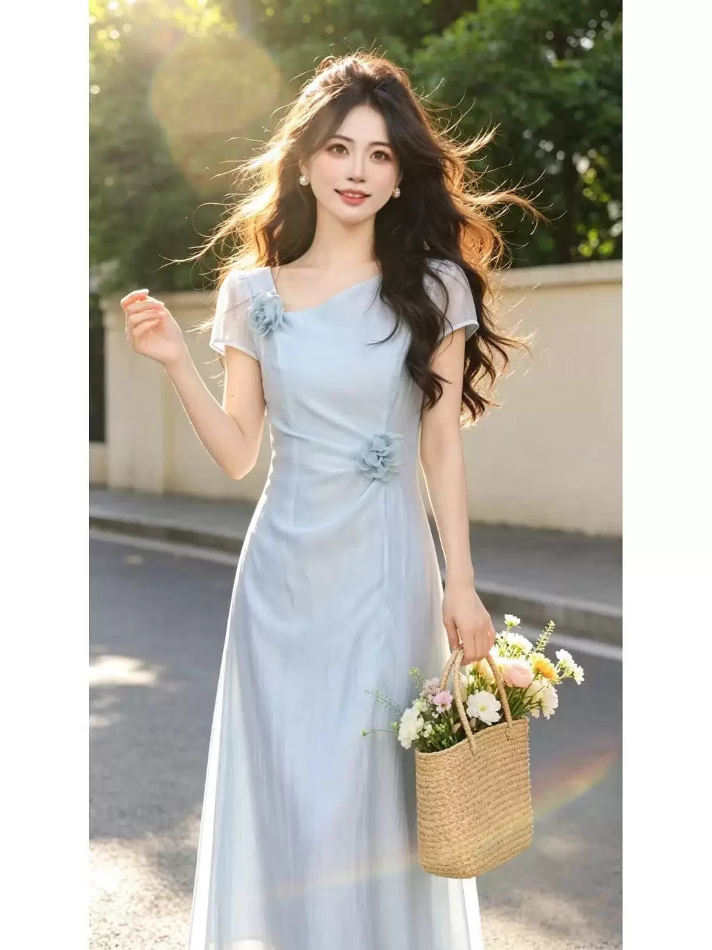 CS Ruiru Custom [Midsummer Lily of the Valley] [Lined] Petite Elegant Slimming Dress D7201