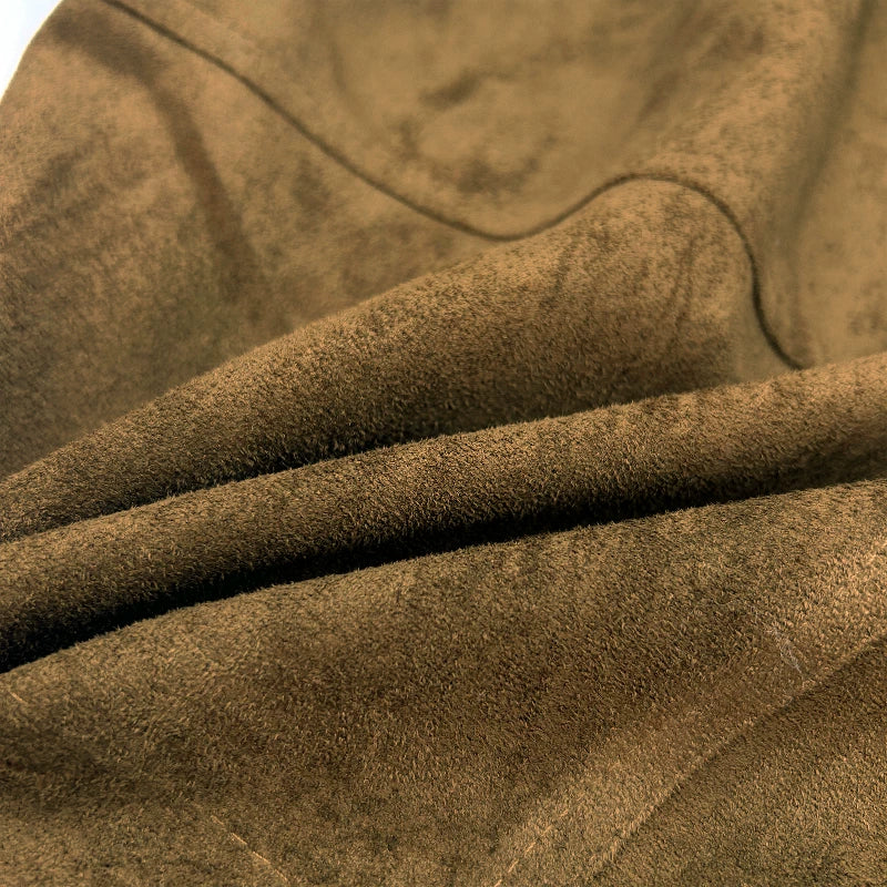 [Bin Bin Exclusive] [Leopard Print Brown] Retro round neck zipper leopard print scarf loose coat 263365