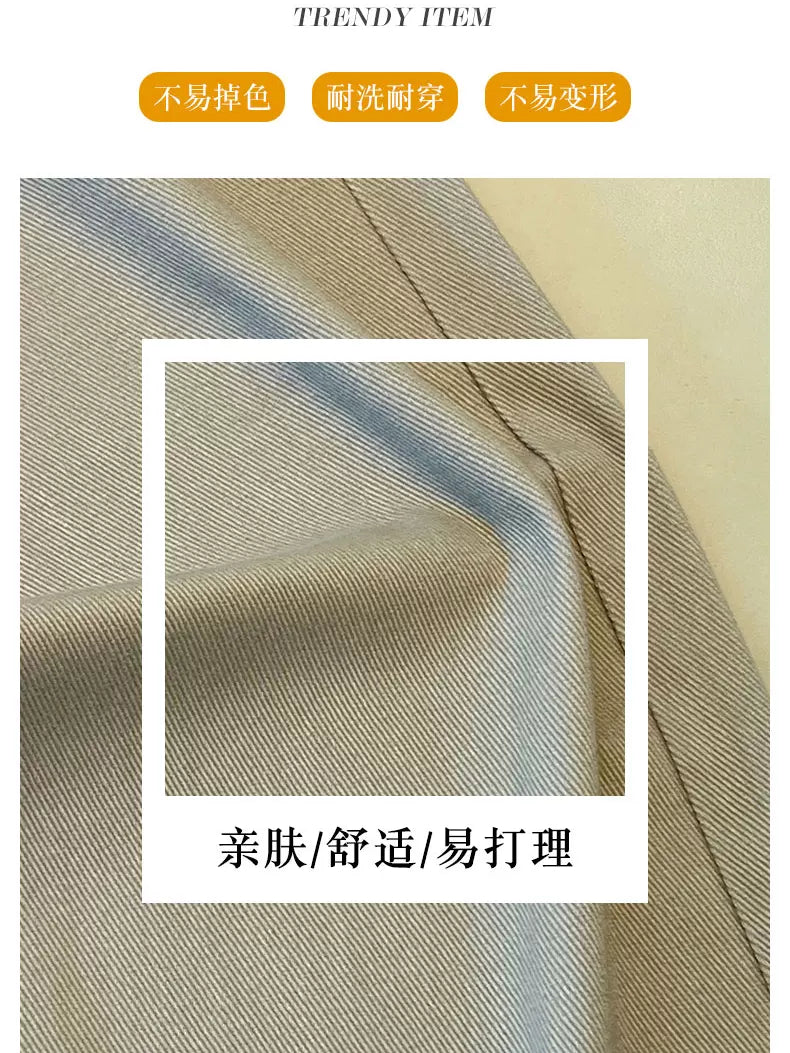 不贴腿显瘦直筒微喇牛仔裤女2026秋季新款奶茶色高腰修身喇叭裤子