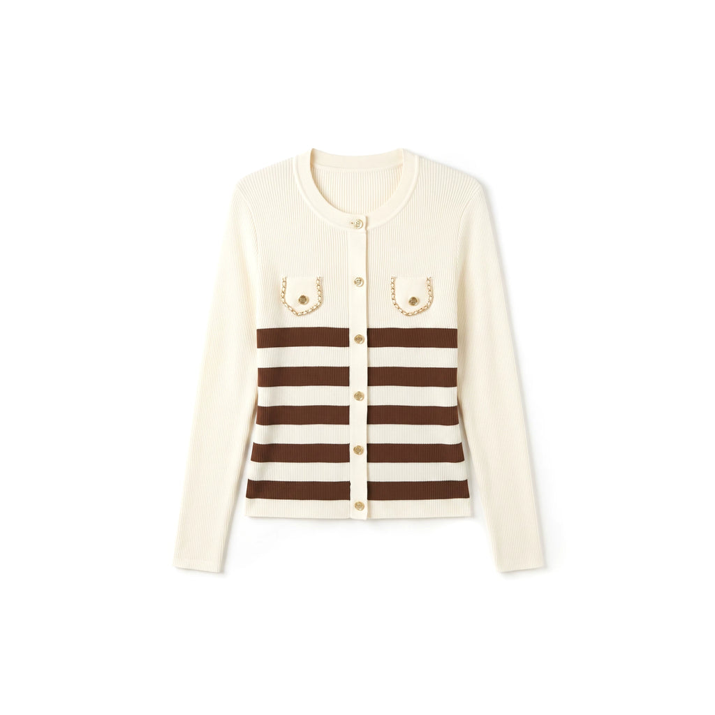 [Mina Exclusive] [Toffee Coffee] Soft Wool Skin-friendly Wool Top 863618