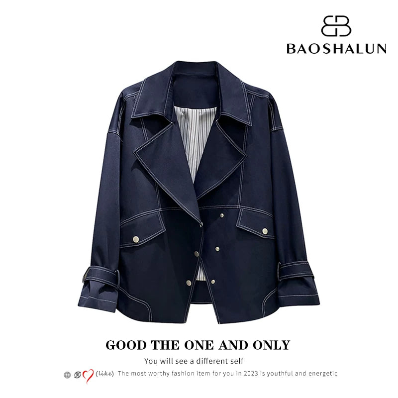 [Mina Exclusive] Premium French Temperament Heavy Industry Jacket 19782