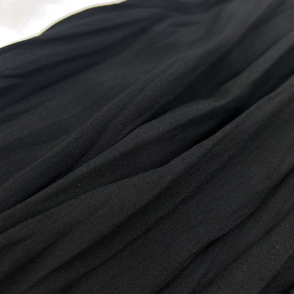 [Bin Bin Exclusive] Stylish high-end texture pleated and thin with belt skirt 363173