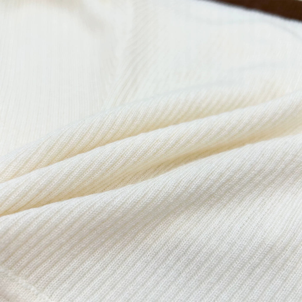 [Mina Exclusive] [Toffee Coffee] Soft Wool Skin-friendly Wool Top 863618