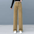 Retro washed straight jeans women's autumn 2026 summer new high-waisted and thin casual wide-leg trousers