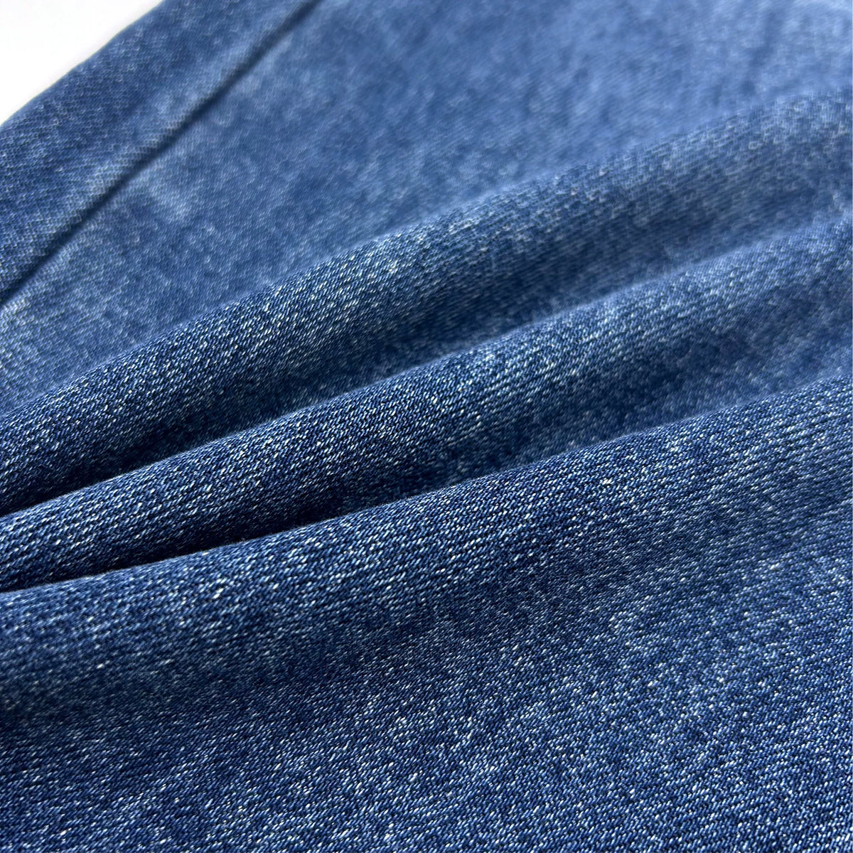 [Exclusive to Binbin] [Indigo Ramao] Retro hollow belt high waist micro-pull jeans 263084