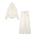 【Valkyvia/يويو للسلع الفاخرة】طقم كاجوال مكون من بلوزة محبوكة وبنطلون بتصميم مدمج 361011