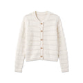 [Mina Exclusive] [High-end Texture] Light Luxury Celebrity Xiaoxiangfeng Sequin Knitted Long Sleeve Cardigan 963092
