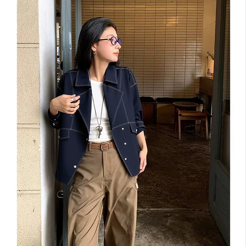 [Mina Exclusive] Premium French Temperament Heavy Industry Jacket 19782