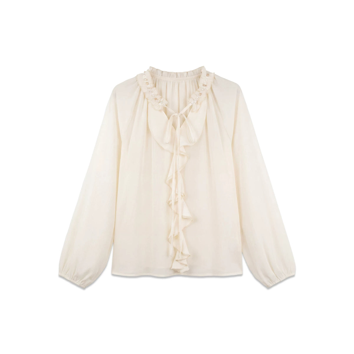 [Valkyvia/Yoyo] French fungus edge strap down loose top 963166