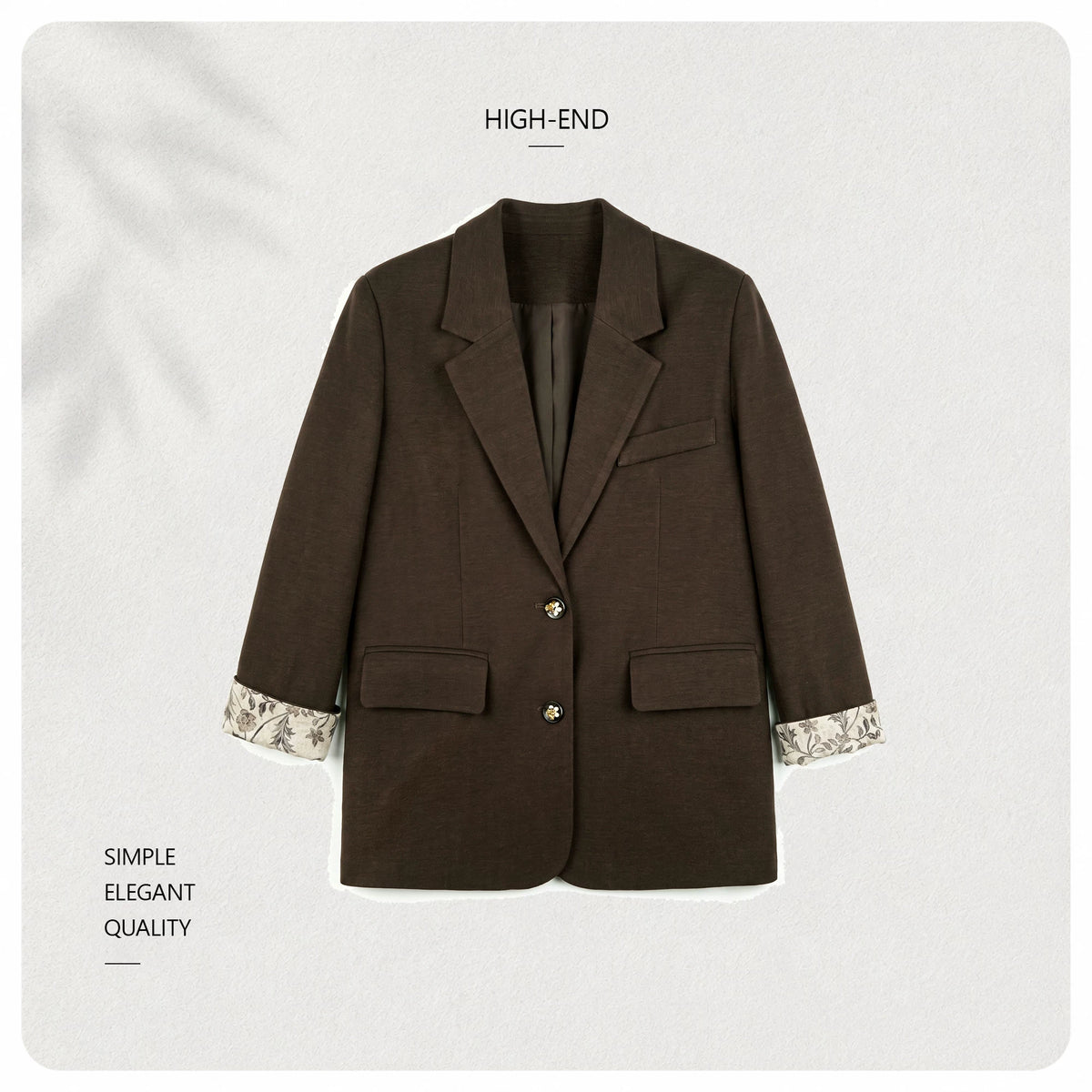 【Valkyvia/Yoyo】Fashionable, Stylish Retro Color-Block Blazer 363078