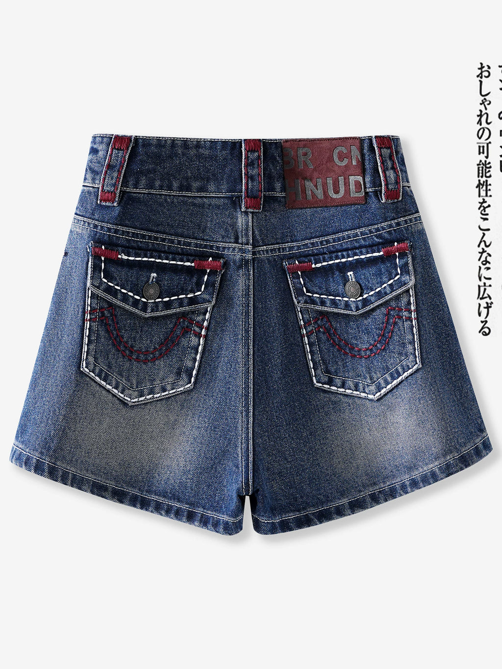 American retro denim shorts women's 2026 summer new high-waisted design feeling thin and versatile wide-leg A-shaped hot pants