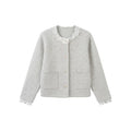 [VAZSLVE/New Luxury] Leak picking wool French lace collar pearl small fragrant jacket 563004