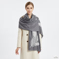 Oversized Animal Print Scarf Women – Leopard Zebra Print Pashmina Shawl, Soft Cashmere Feel Winter Wrap